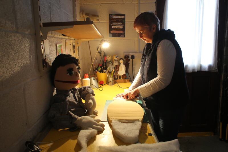 Charlestown, Co Mayo-based Caramel Balfe is a  puppeteer and puppet-maker who also teaches others how to make puppets. Photograph: Bryan O'Brien
