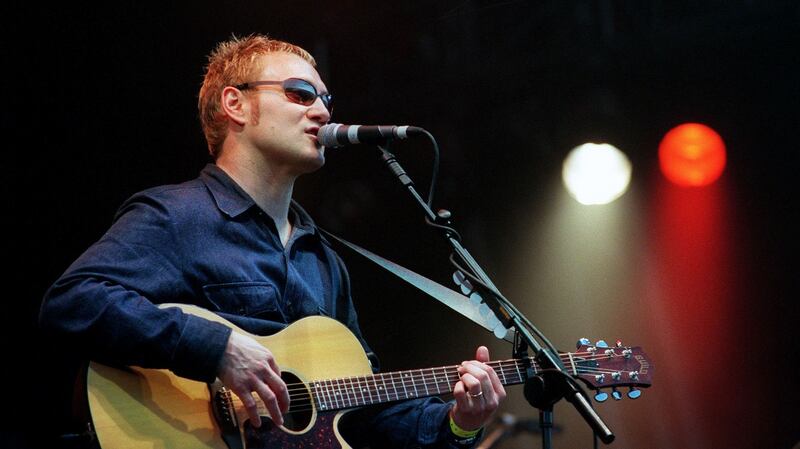 David Gray at the Witness Rock Festival at Fairyhouse Racecourse August 2000. Photograph: Bryan O’Brien