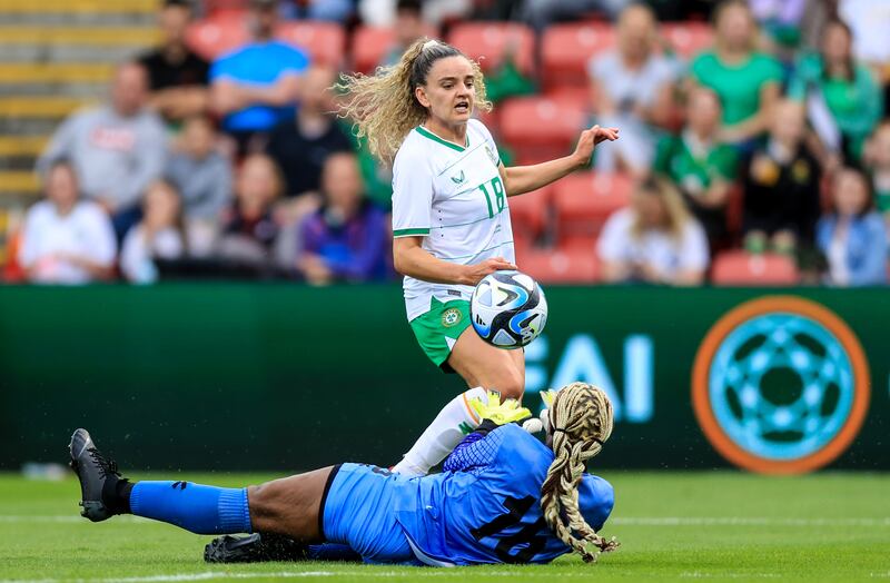 Leanne Kiernan has missed out on selection for Ireland's World Cup squad. Photograph: Evan Treacy/Inpho