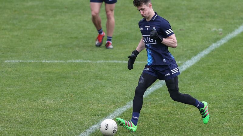 Evan Comerford: you won’t see him roaming upfield like Monaghan’s Rory Beggan was keen to do against Tyrone in the quarter-final. Photograph: Gary Carr/Inpho
