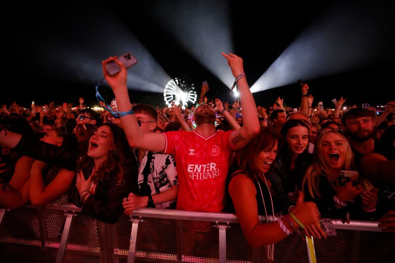 Electric Picnic: Noah Kahan fans go wild as he takes to the Main Stage.
Photograph: Alan Betson

