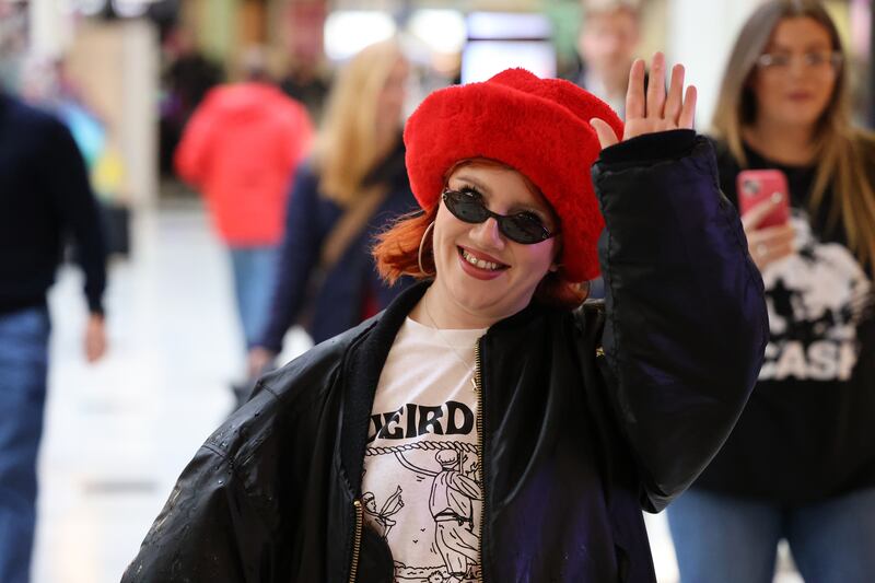 CMAT says she 'legged it' to the gig as her flight from London was delayed. Photograph: Nick Bradshaw  for The Irish Times