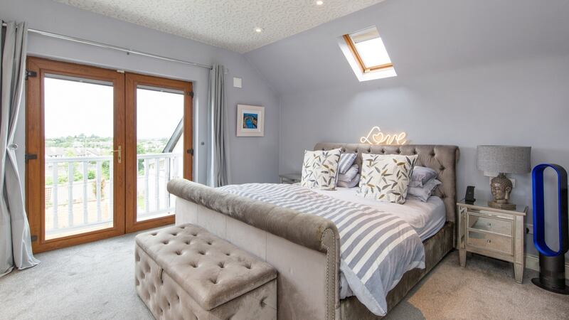 Main bedroom with Juliet balcony