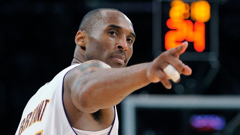 A file photograph of Kobe Bryant during his playing days with the  Los Angeles Lakers. File photograph: Mark J. Terrill/AP.