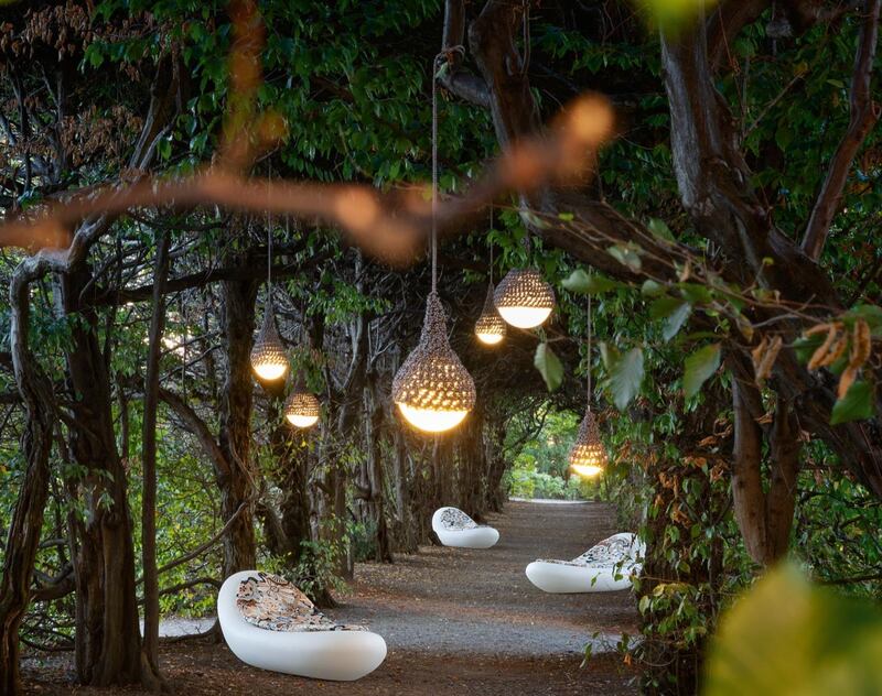 Petal loungers, part of the Missoni Home collection.