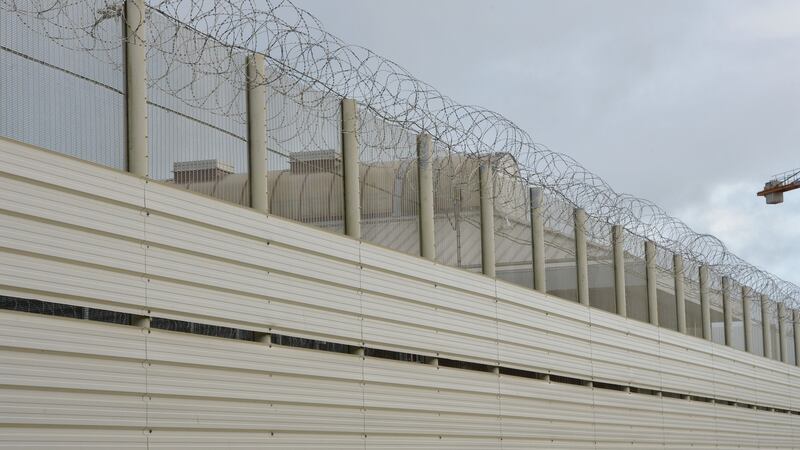 Prison within a prison: the Roe building in Maghaberry Prison  houses dissident republican prisoners. Photograph: Alan Betson