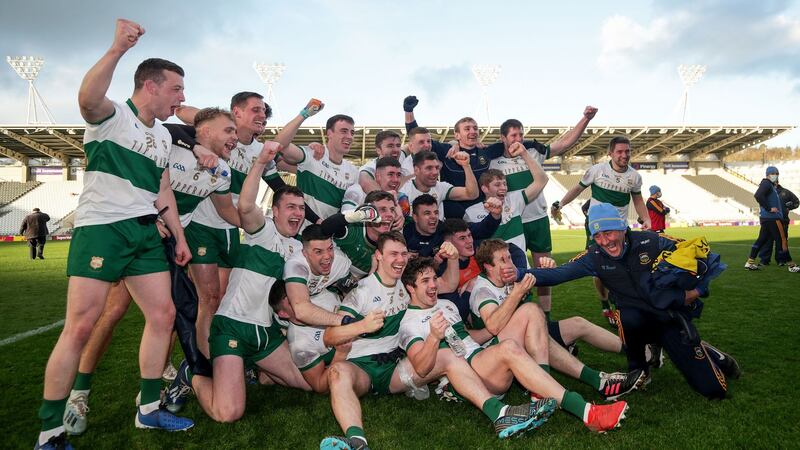 Tipperary celebrate their Munster final win over Cork. Photograph: Laszlo Geczo/Inpho