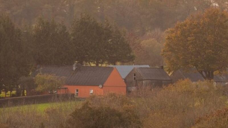Farm buildings at he scene of a fatal shooting at Assolas, near Kanturk, North Cork. Photograph: Daragh Mc Sweeney/Provision