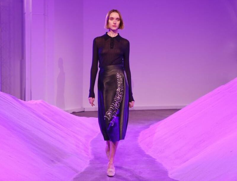 A soft and slim look form Prada