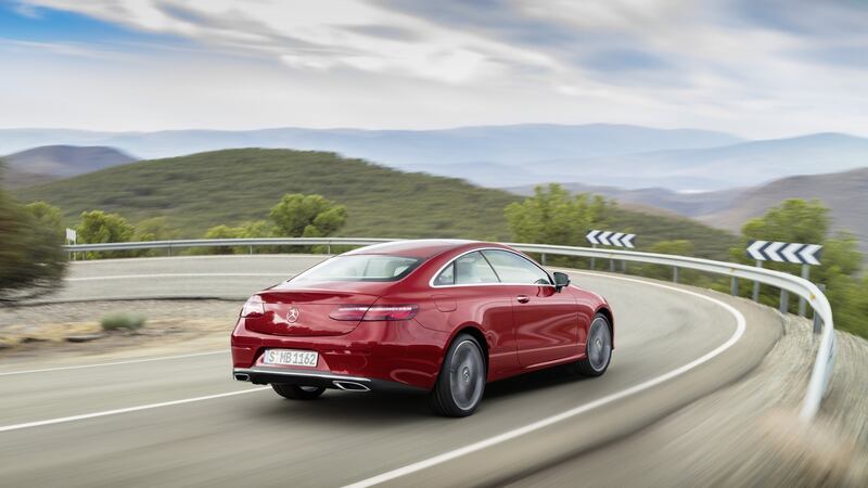 Mercedes-Benz E-Class coupe: enough room in the back for two adults of generous proportions