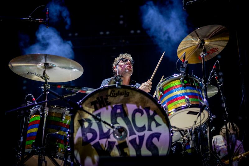 Patrick Carney's on-the-button drumming was on show for The Black Keys at the 3Arena in Dublin. Photograph: Tom Honan