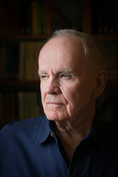 Cormac McCarthy was best known for his 2006 novel The Road about a gruelling journey taken by a father and his son in a post-apocalyptic world.  Photograph: Beowulf Sheehan/Penguin Random House/PA Wire
