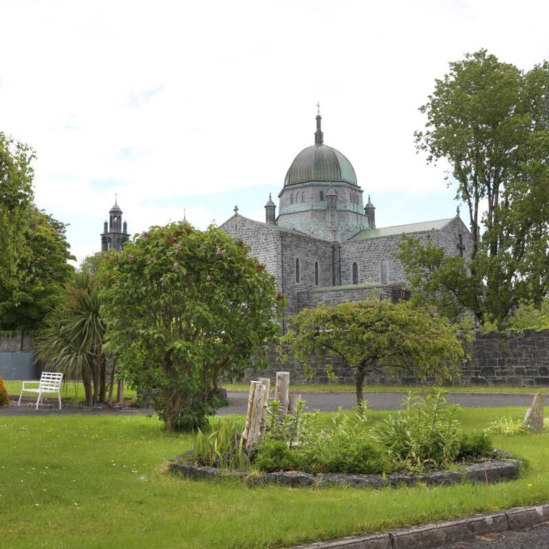 View of Galway Cathedral from the garden of the Poor Clare Monastery. Photograph: Joe O’Shaughnessy