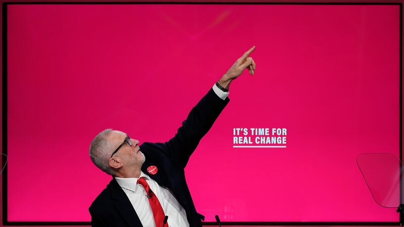 Labour leader Jeremy Corbyn: his policies are more popular than he is. Photograph: Christopher Furlong/Getty Images