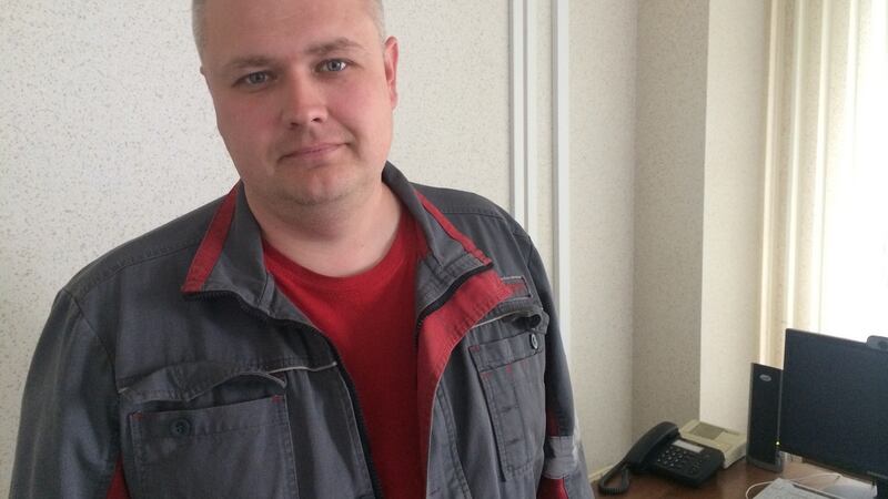 Alexei Bobyr, head of the production department of the Avdiivka coke factory. Photograph: Dan McLaughlin