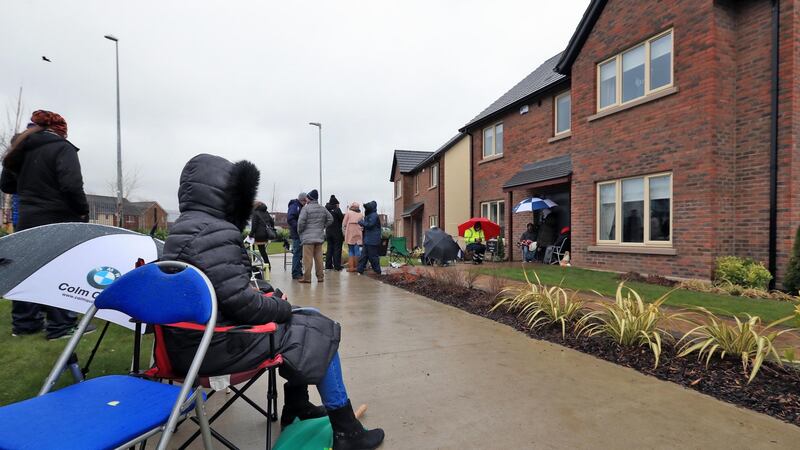 The first-time buyer is a particularly hardy sort. Photograph: Colin Keegan/Collins