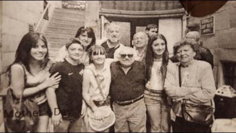 The actor Danny DeVito during a visit to the family on O'Connell Street Lower Dublin.