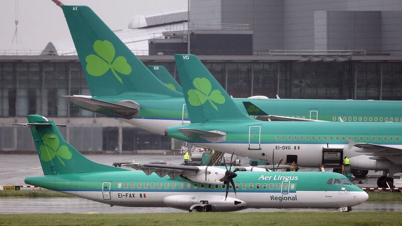 IAG is looking at all its airlines, according to Embleton.  “They don’t like the situation that Aer Lingus is in but they understand the [travel] restrictions here are more problematic, more burdensome than in any other country.” Photograph:  Niall Carson/PA