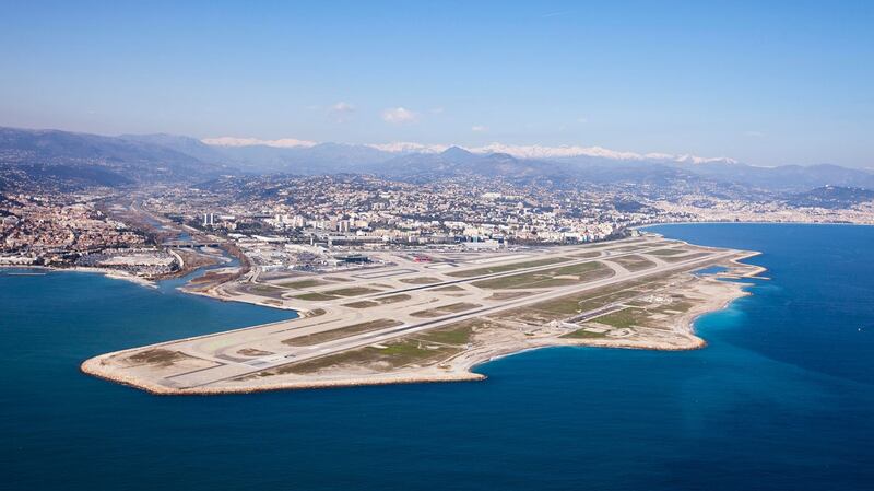 Nice Côte d’Azur airport, gateway to Provençe and the world’s  third most scenic place to land an aircraft