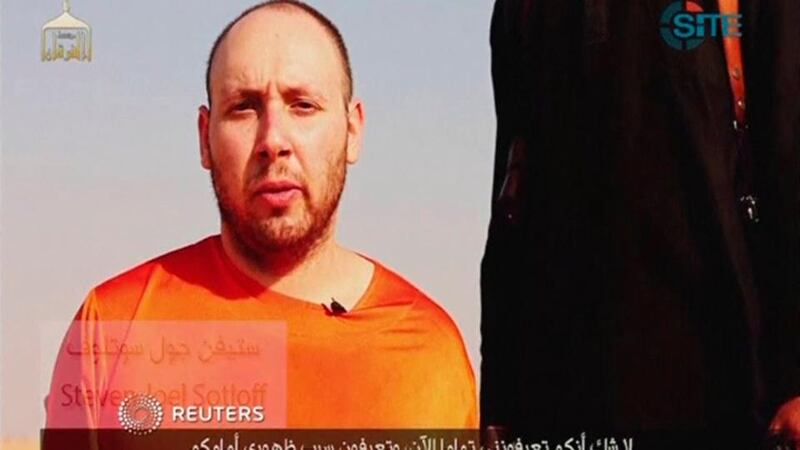 A video showing the beheading of US journalist Steven Sotloff released by the Islamic State. Photograph: Islamic State via Reuters TV/Reuters