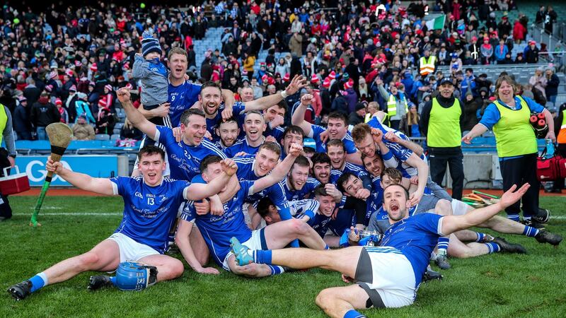 The Ardmore team celebrate. Photograph: Gary Car/Inpho
