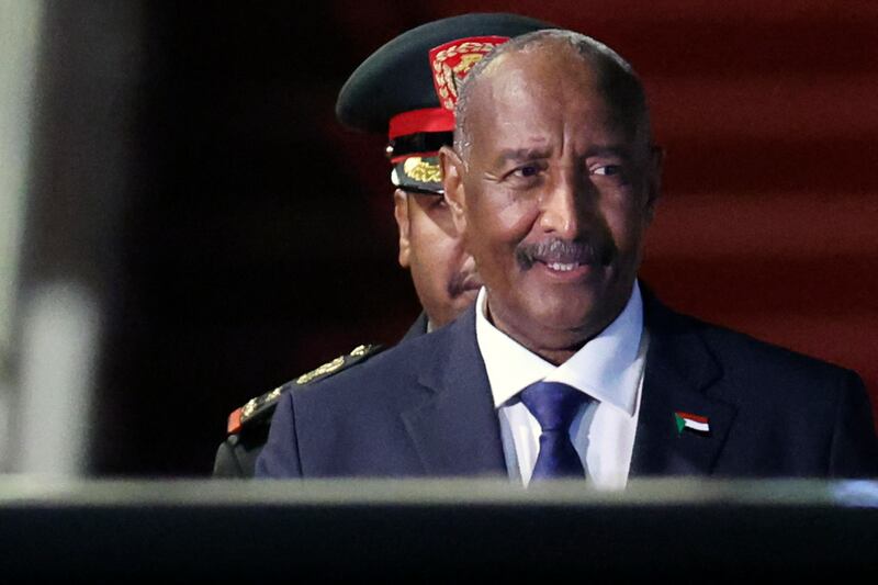 Sudan's army chief, Gen Abdel Fattah al-Burhan. Photograph: Florence Lo/Pool/AFP via Getty