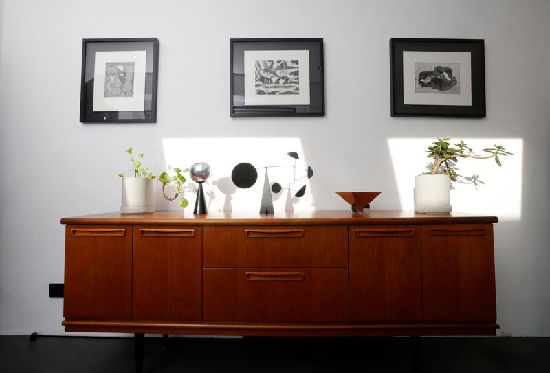 Wynne likes to mix vintage finds with new pieces from her buying trips for her fashion store the Beautiful South in Rathmines

