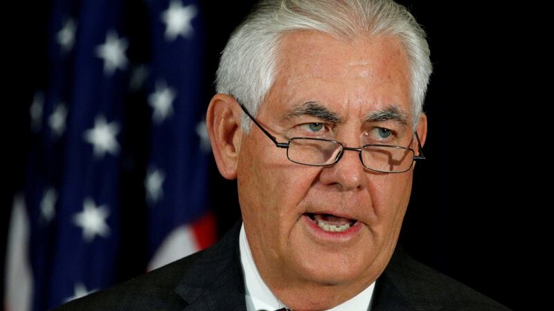 US secretary of state Rex Tillerson said: “Americans should sleep well at night.”  Photograph: Kevin Lamarque/Reuters
