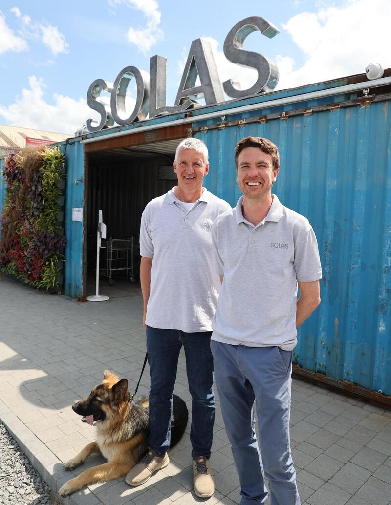 Solas: David Maher and John Carey. Photograph: Nick Bradshaw