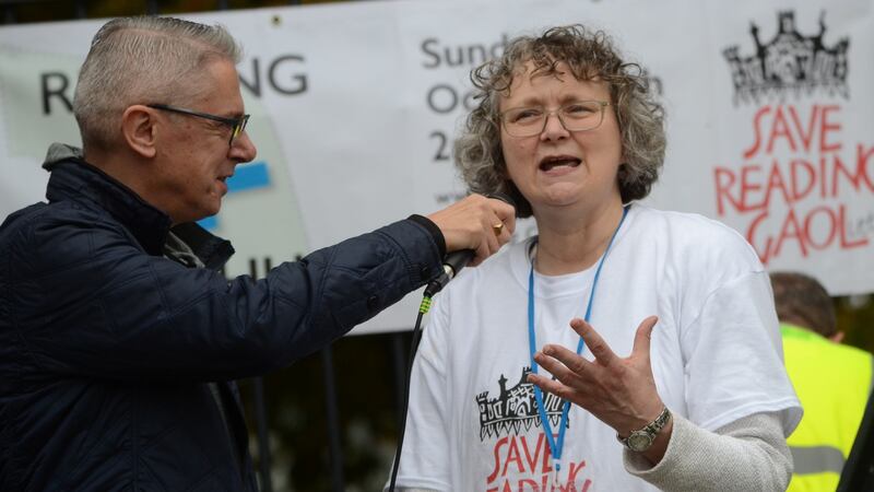 Artist Linda Saul believes a theatre at the site is “essential” because of the connection with Oscar Wilde. Photograph: Chris Forsey