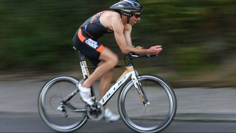 Trevor Woods uses Udo’s Oil as part of every meal. 'I love it, I find it enhances the flavour and texture of the meal.' Photograph: Triathlon Ireland