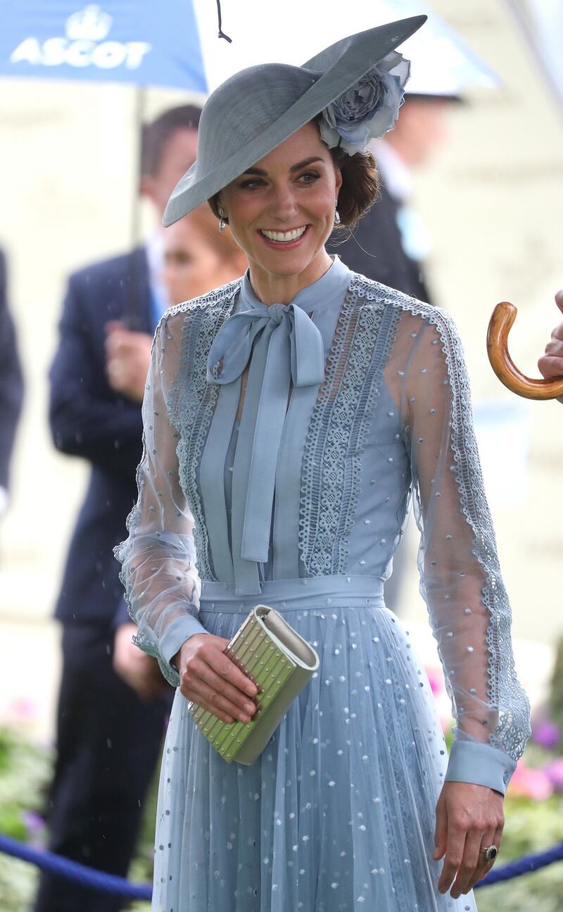 Kate Middleton,  Duchess of Cambridge on day one of Royal Ascot. Photograph: Chris Jackson/Getty Images