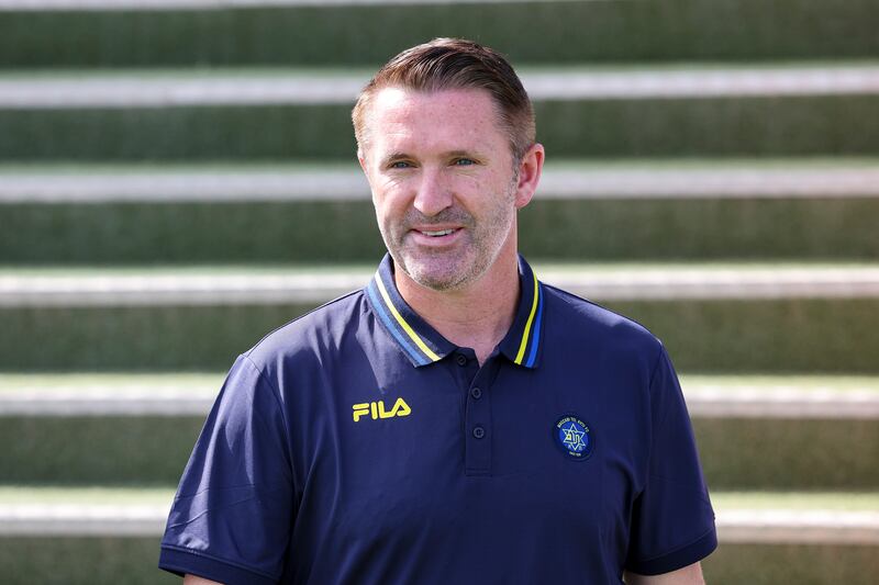 Robbie Keane is having a remarkable first campaign at Maccabi Tel Aviv, sitting top of the Israeli premier league and into the last 16 of the Europa Conference League. Photograph: Robin Jones/AFC Bournemouth via Getty Images