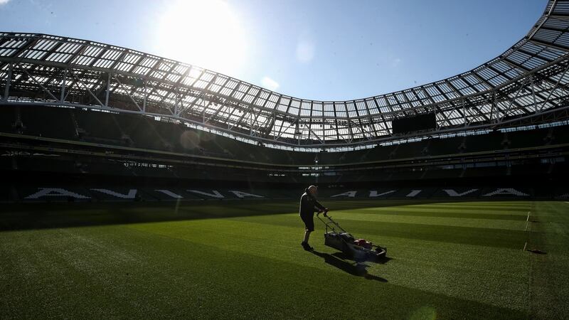 The Aviva Stadium could be hosting rugby matches again in August. Photograph: Dan Sheridan/Inpho