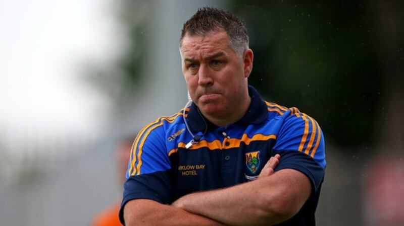 Johnny Magee saw his side manage a solitary league victory. Photograph: Tommy Dickson/Inpho