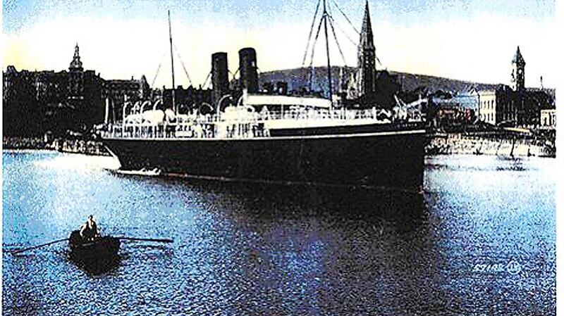 ‘RMS Leinster’: its sinking made headlines around the world.
