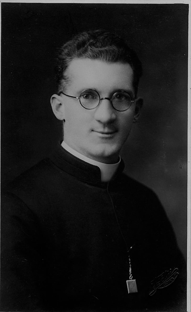 Hugh O’Flaherty at his ordination. Courtesy of the O’Flaherty family archive