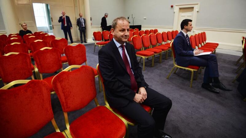 Garda whistleblower: Sgt Maurice McCabe on the first day of the Charleton tribunal. Photograph: Alan Betson