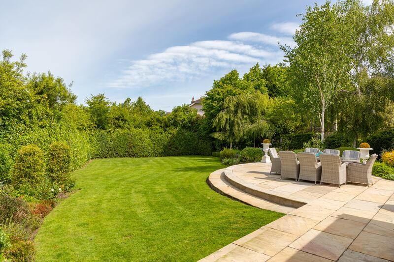 Rear garden is totally private