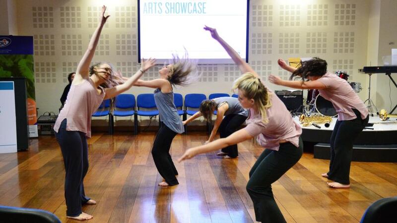 The Kerry Youth Dance Theatre at the National Youth Council of Ireland Showcase 2013. Photograph: Alan Betson