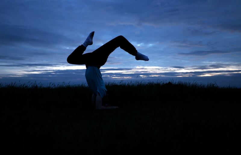 Zachary O’Neill Kearney (14) from Ratoath under the moonlight on the Hill of Tara. Photograph: Alan Betson