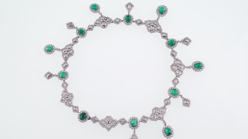 Emerald and diamond necklace (Lot 167, €80,000–€120,000)