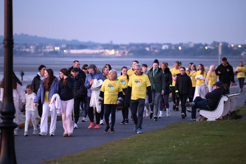 Darkness into Light, Sandymount, Dublin. Photograph: Dara Mac Dónaill