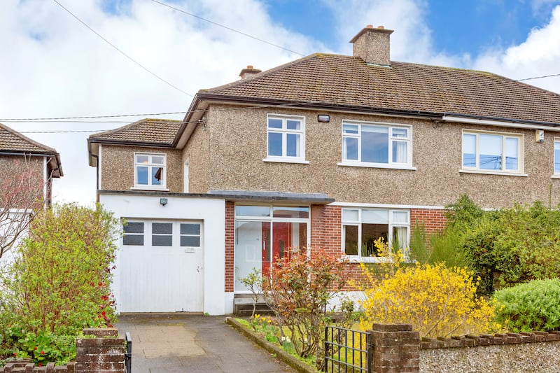 This Glenageary home has a 92ft-long back garden