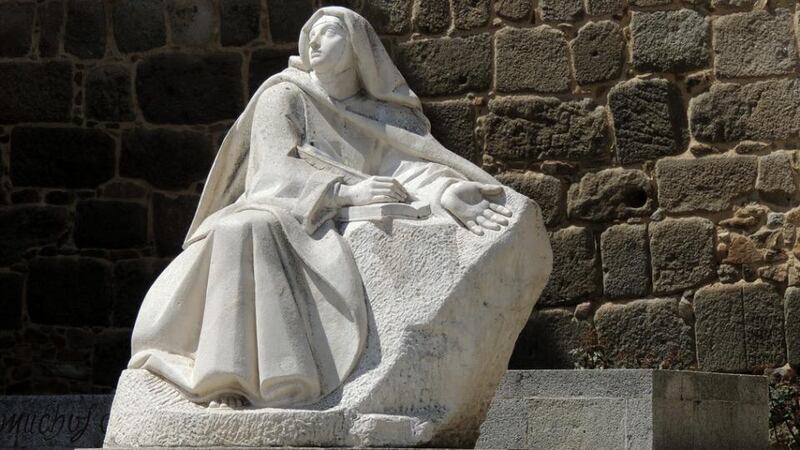 Statue of Saint Teresa outside the city’s walls