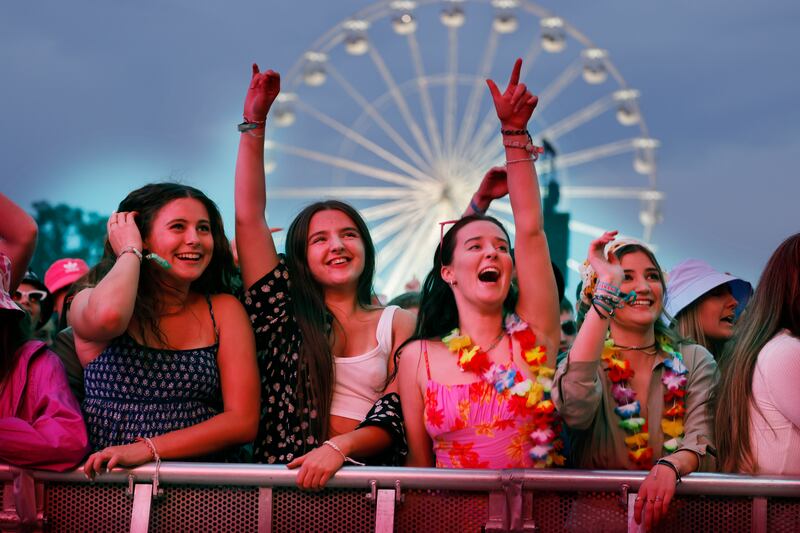 The Crowd at Glass Animals on Friday. Photograph: Alan Betson / The Irish Times

