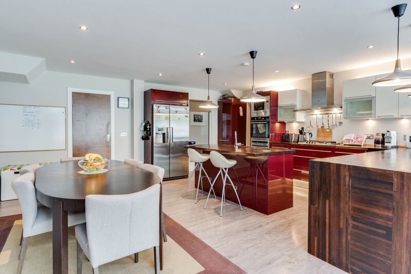 Kitchen and dining room