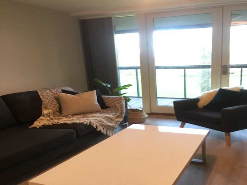 Interior architect Aoife Tobin's before living room