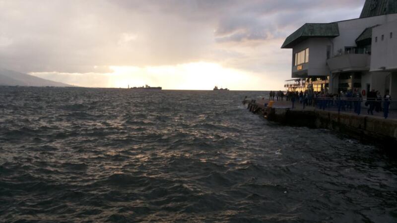 The  choppy, dangerous sea at Izmir, Turkey. On two occasions the family travelled in small rubber boats that sank as they tried to reach Greece. Photograph: Lora