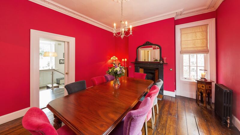 18 Castlewood Avenue in Rathmines: spacious  dining room.